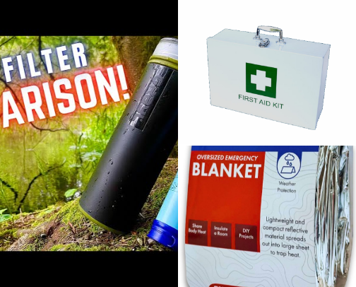 Outdoor survival Basics I recommend cover photo collage