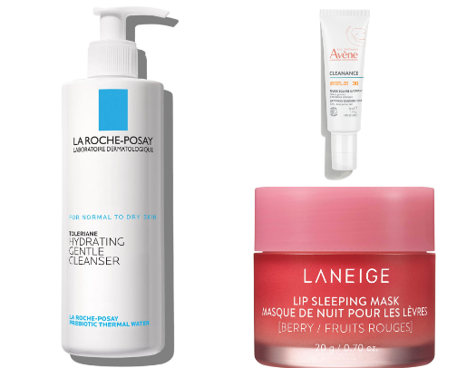 Every day SKIN CARE🧴: Great under make-up; Very sensitive and acne prone skin cover photo collage