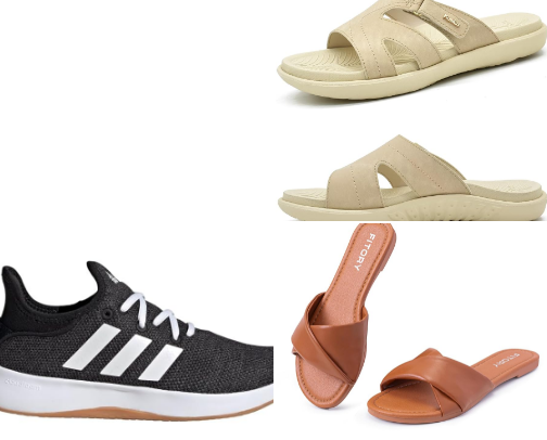 Footwear for woman - amazon cover photo collage