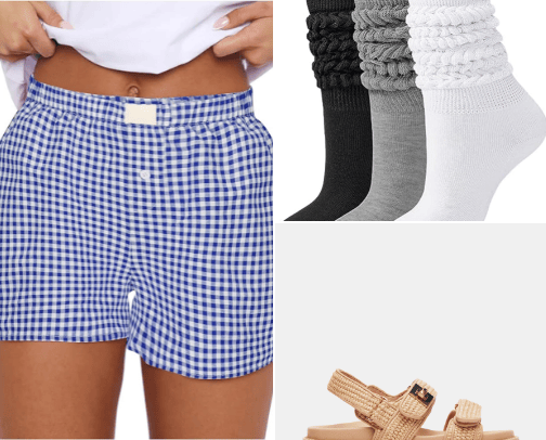 Amazon girl boxers cover photo collage