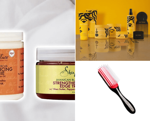 Curly hair care cover photo collage
