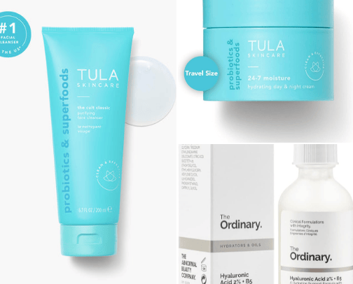 Healthy Hydrating Skincare cover photo collage