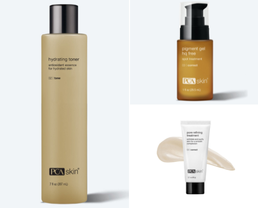 Skincare cover photo collage
