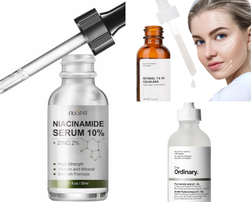 Skincare (the ordinary) cover photo collage