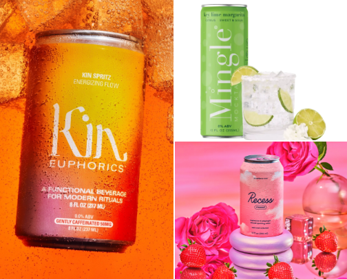 Non-Alcoholic Drinks for Sober & Sober Curious Baddies cover photo collage