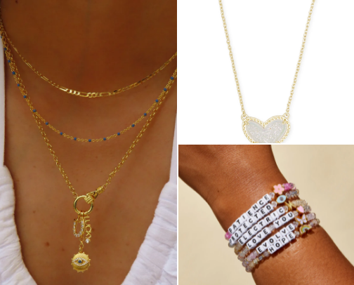 My staple jewelry pieces ୨ৎ cover photo collage