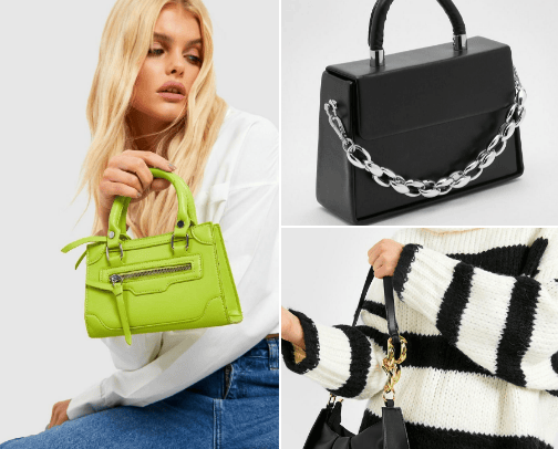 Bags for women👜 cover photo collage