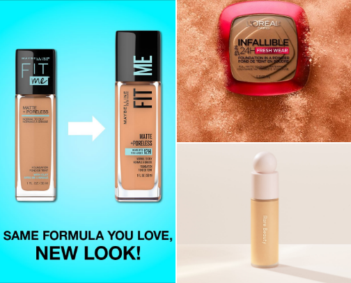 Best Face Foundations for Smooth, Long-Lasting Coverage (All Skin Types) cover photo collage