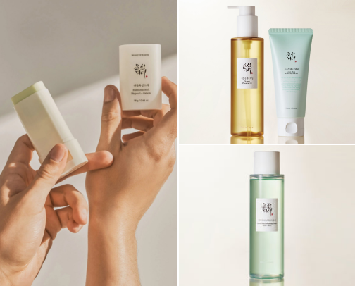 Beauty of Joseon Skincare Products cover photo collage