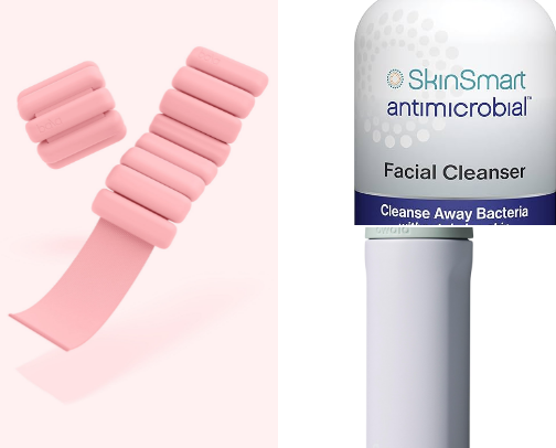 What’s in my Pilates/Barre bag cover photo collage