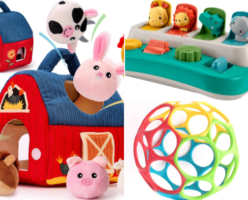 Christmas Gift Ideas for Infants (6 months to 12 months old) cover photo collage