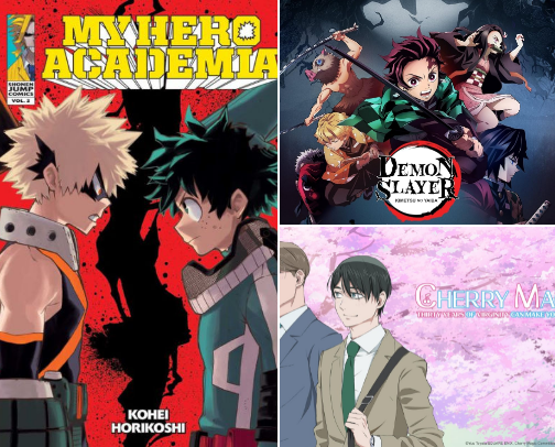 Good Manga/Anime Recs cover photo collage