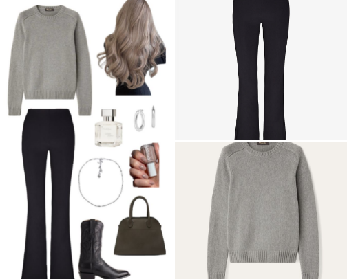 Quiet Ranch Luxury Outfit | Refined Western Elegance cover photo collage