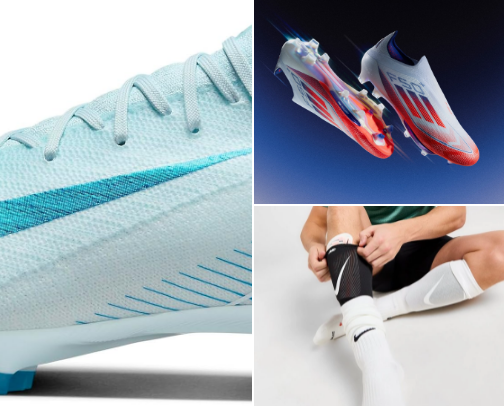 Football equipment cover photo collage