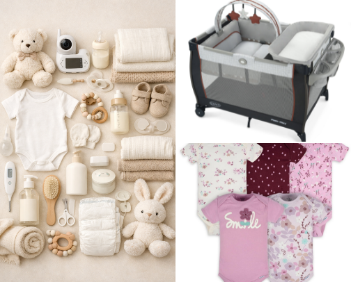 Newborn Essentials Every Parent Needs – Walmart Must-Haves cover photo collage