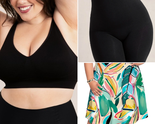 Plus-Size Picks That Actually Fit & Slay 💅🏾✨
 all my favs that fit like a dream 💃🏾 Shop now & thank me later 😘” cover photo collage