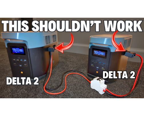 TWO EcoFlow Power Stations Together — Nobody Said This Was Possible! cover photo collage