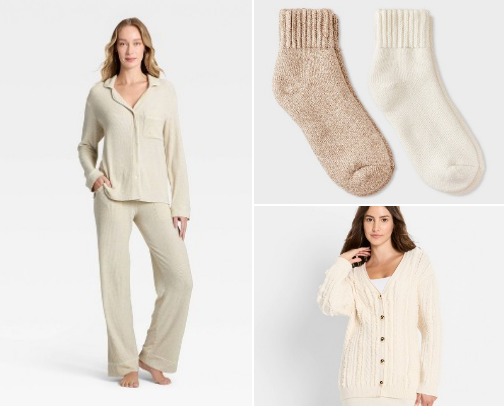 Target cozy girl cover photo collage