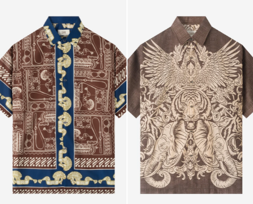 Men’s Modern Batik Shirt 🇮🇩 cover photo collage