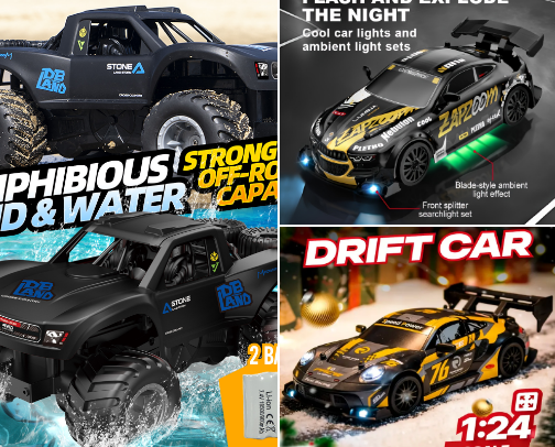 Sports car suet for your children cover photo collage
