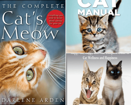 Cat Care books cover photo collage
