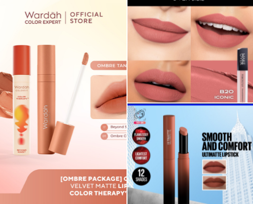 💄 15 LIPSTIK PALING DICARI cover photo collage
