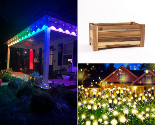 Outdoor Home Items I Love cover photo collage