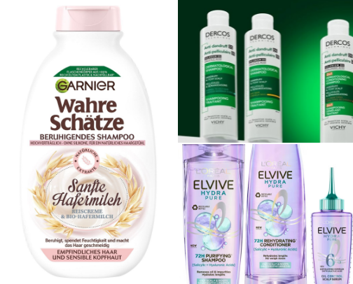 PRODUCTS FOR OILY HAIR AND FAST HAIR GROWTH✨ cover photo collage