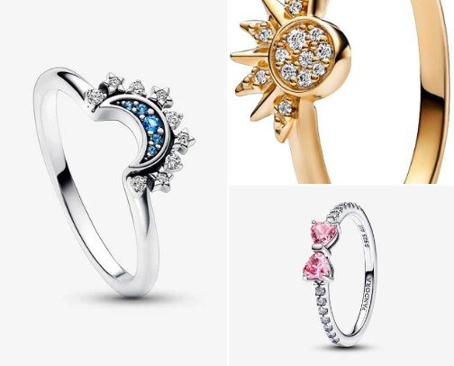 Pandora jewelry 💎 cover photo collage
