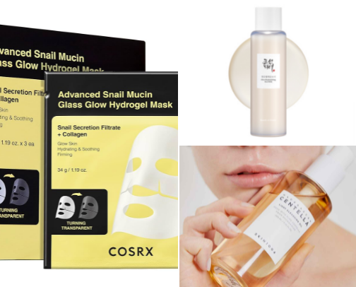 korean skincare favourites🌟 cover photo collage