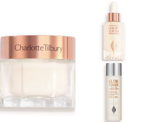 Charlotte Tilbury favourites cover photo collage