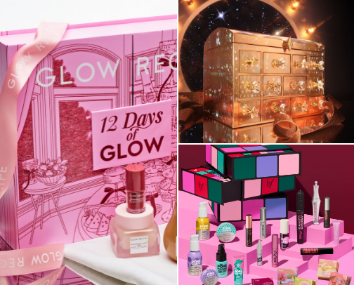 “Glow Before Snow: A Countdown to Luminous Skin” cover photo collage