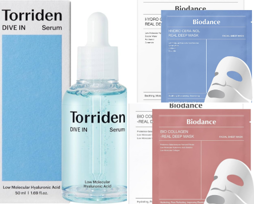 my favorite skincare products cover photo collage
