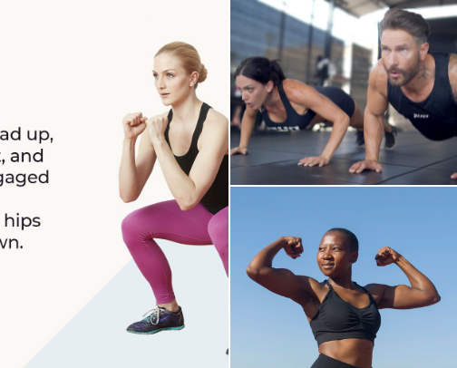 The best home workouts cover photo collage