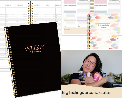 ADHD organization & productivity MUST HAVES cover photo collage