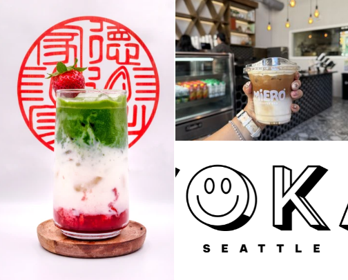 Best Matcha in Seattle 🍵 cover photo collage