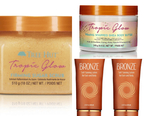 Lotions & Glows cover photo collage