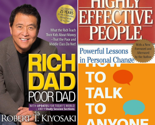 Must-Read Books for Wealth & Mindset cover photo collage