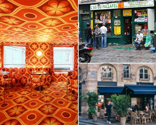 paris food cover photo collage