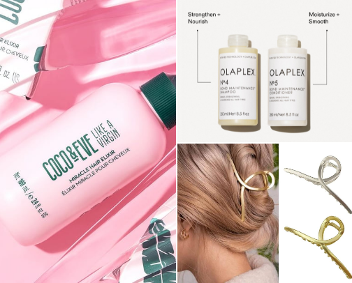 Postpartum Hair Recovery Must-Haves!!!🪮💆‍♀️ cover photo collage