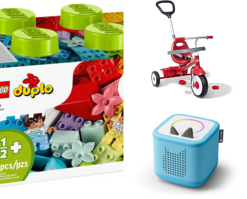 Toys my toddlers actually play with cover photo collage