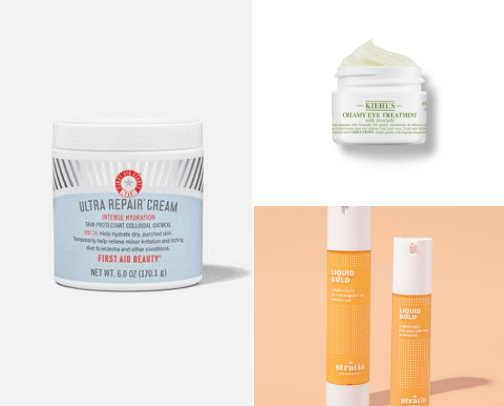 skincare cover photo collage