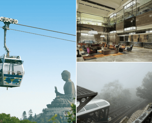Hong Kong Travels: Hotels, Attractions,and Food cover photo collage