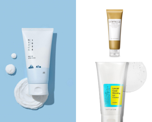 Absolute best Korean skincare products for combination skin! cover photo collage