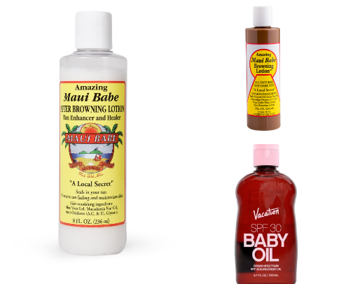 my go to tanning products cover photo collage