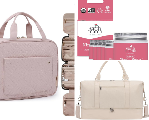 Hospital bag essentials cover photo collage