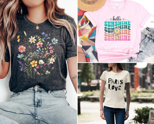 Fun T-shirts cover photo collage