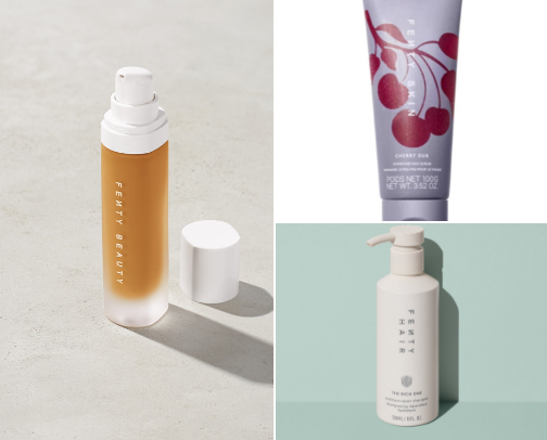 Essential Beauty Products cover photo collage