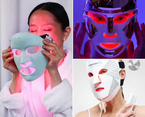 Radiant Glow Must-Haves: Qure Red Light Therapy Mask & Skincare Essentials cover photo collage