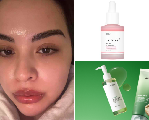 If you want Glass Skin.. BUY these products cover photo collage